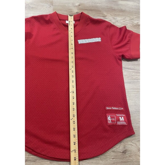 Mitchell & Ness Golden State Warriors Red Shoe Palace 25 NBA Jersey Men’s Medium - Picture 8 of 9